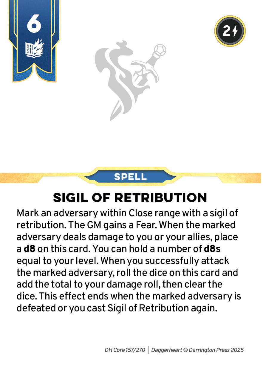 Spell #107 spell card