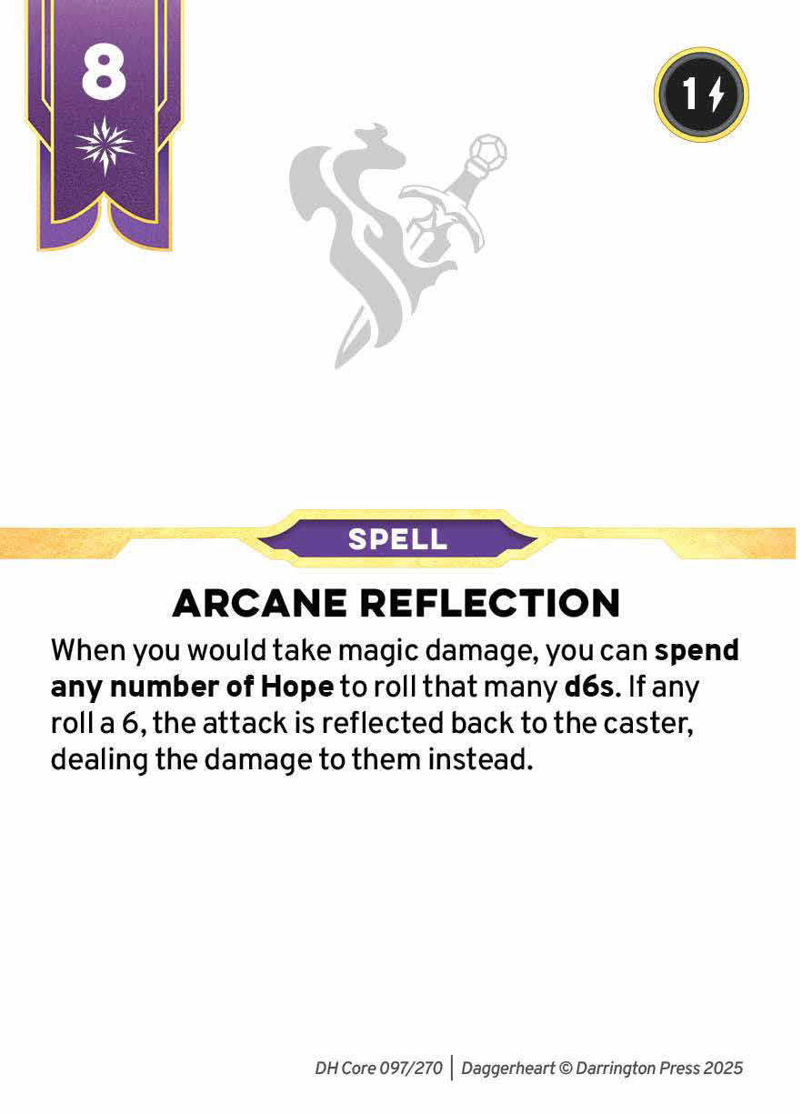 Spell #136 spell card