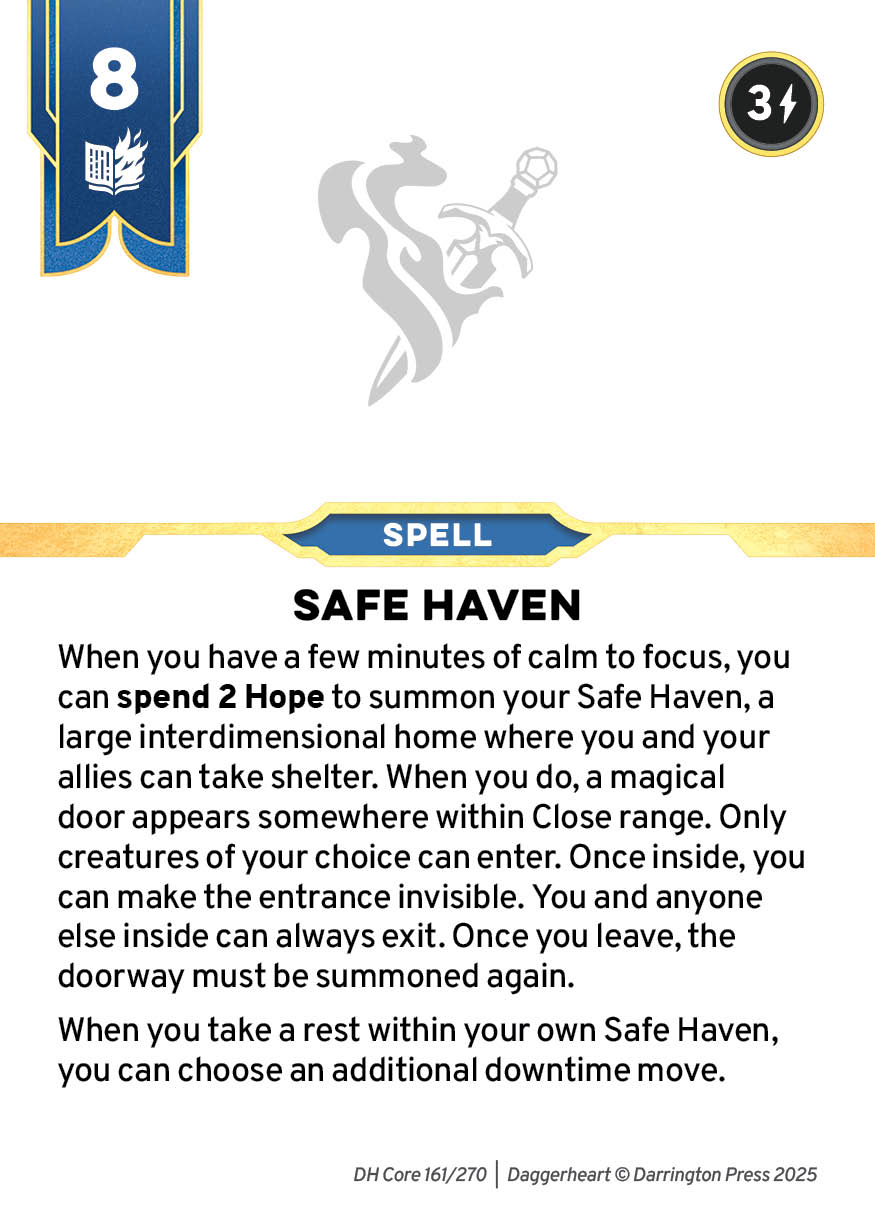 Spell #143 spell card