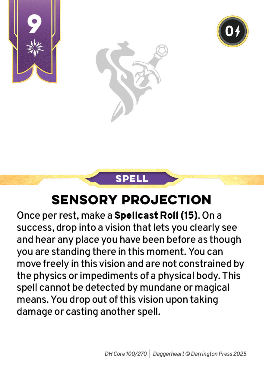Spell #155 spell card