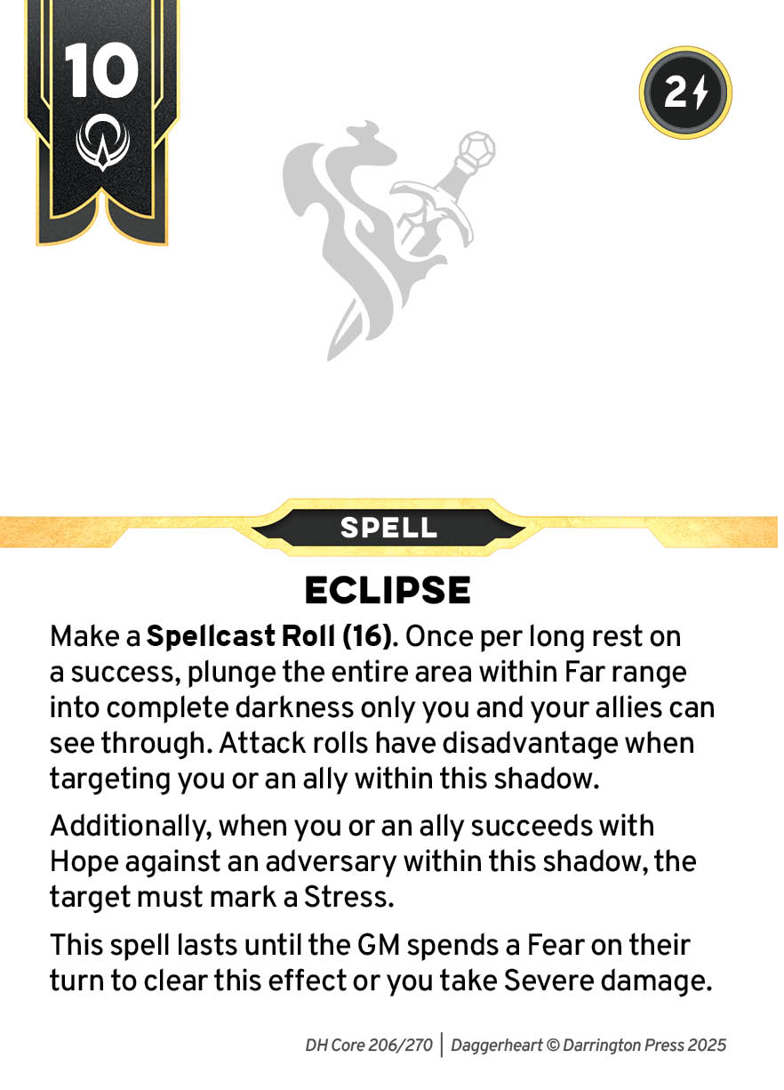 Spell #182 spell card