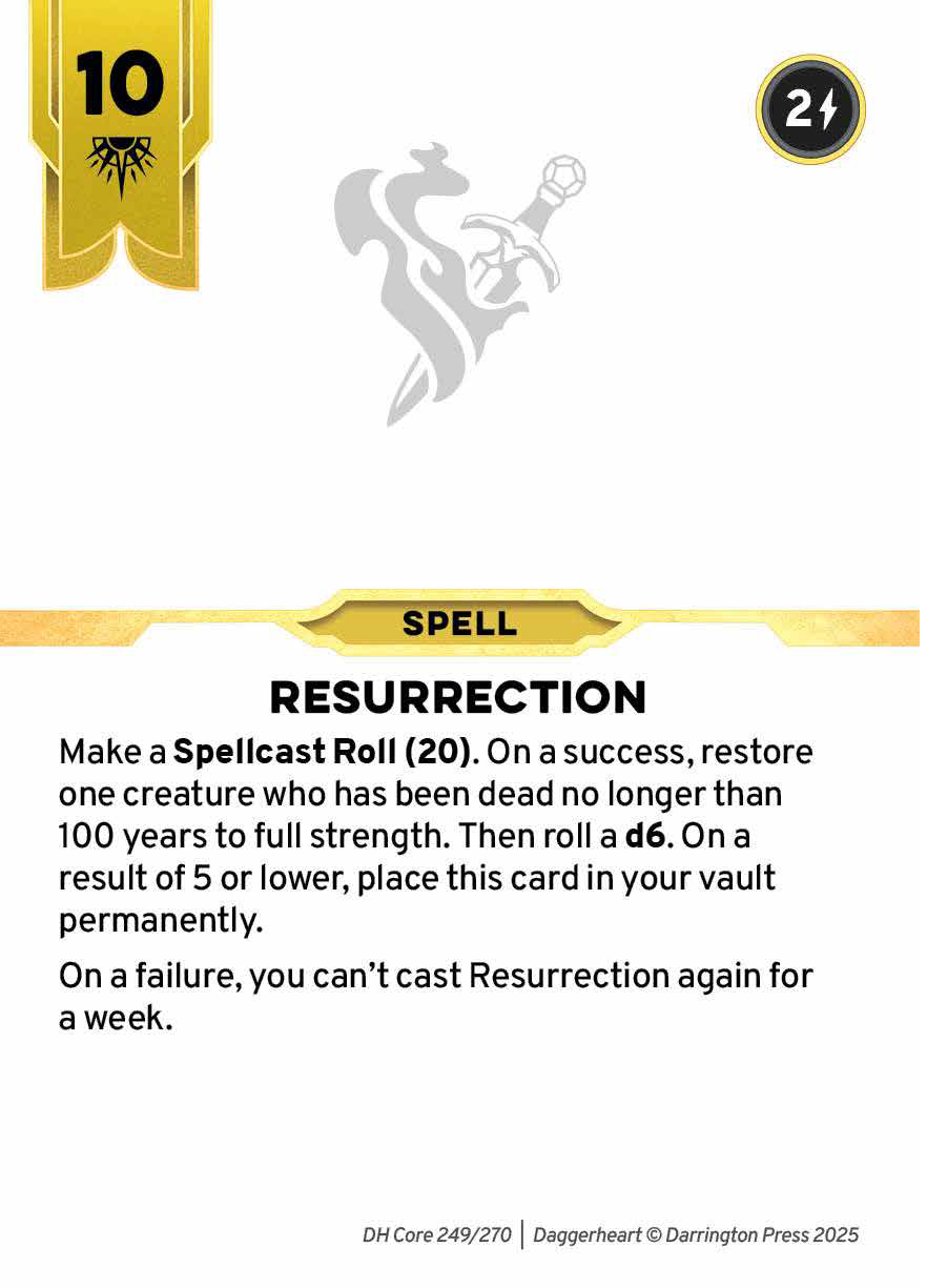 Spell #187 spell card
