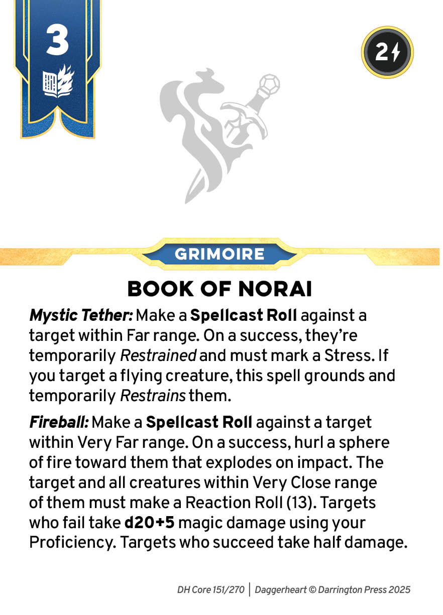 Spell #53 spell card