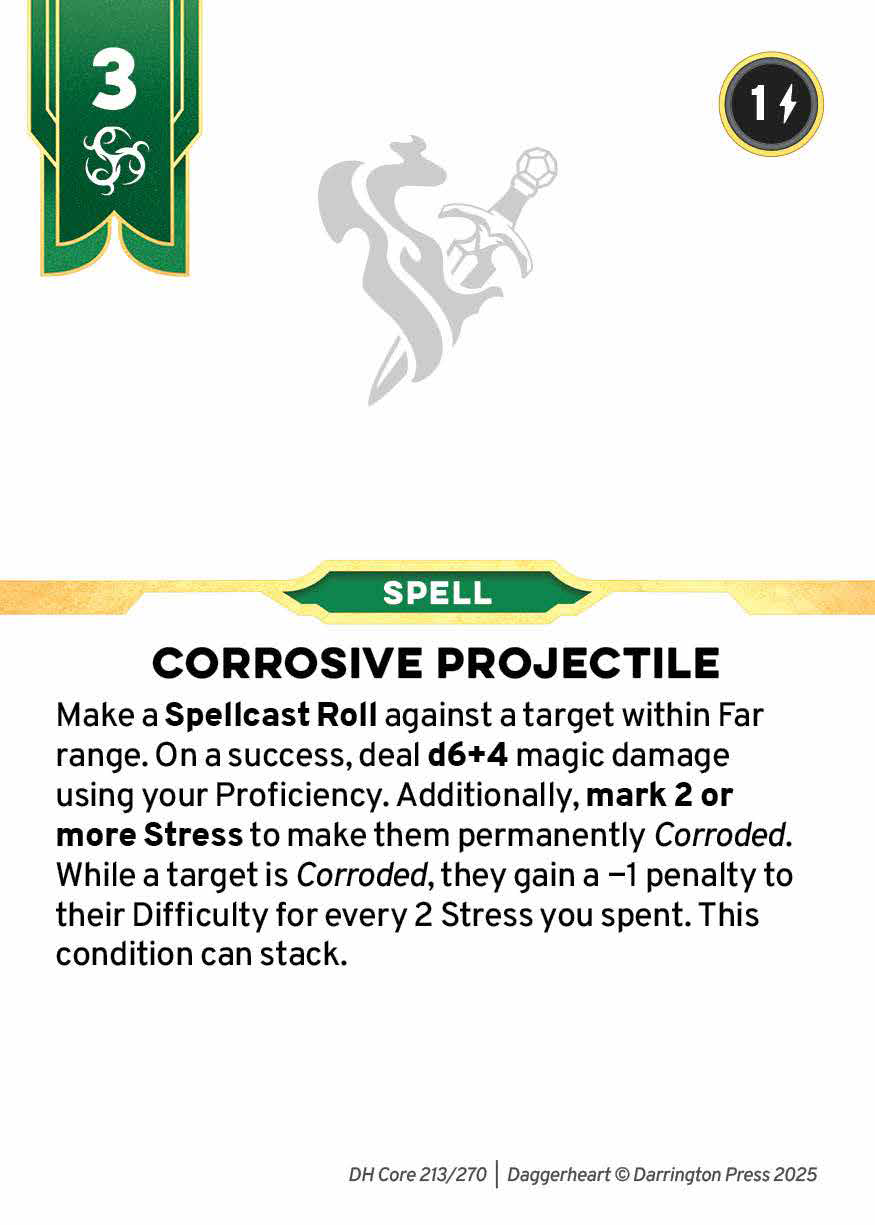 Spell #58 spell card