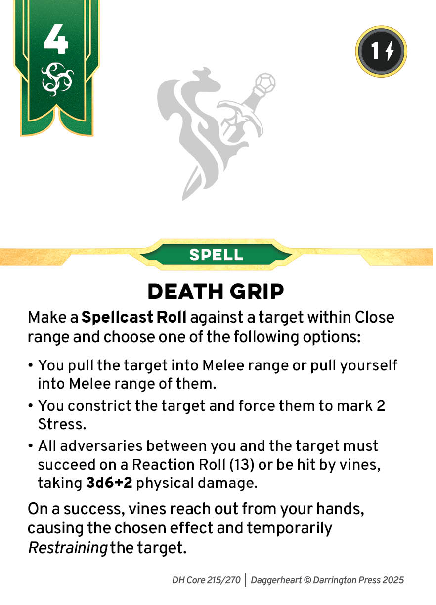 Spell #76 spell card